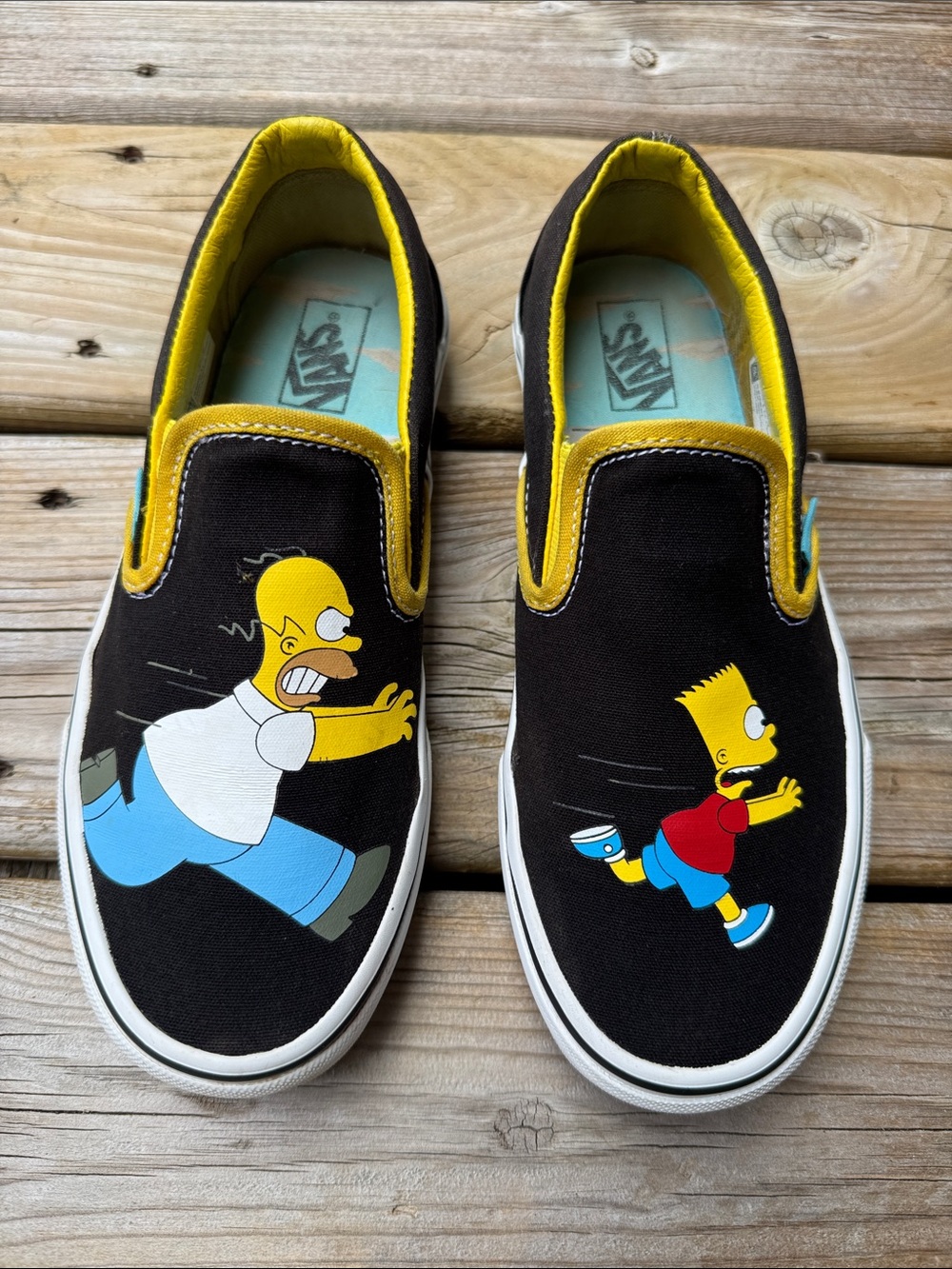 Vans x The Simpsons Slip On Shoes Size Men’s 6 Women’s 7.5